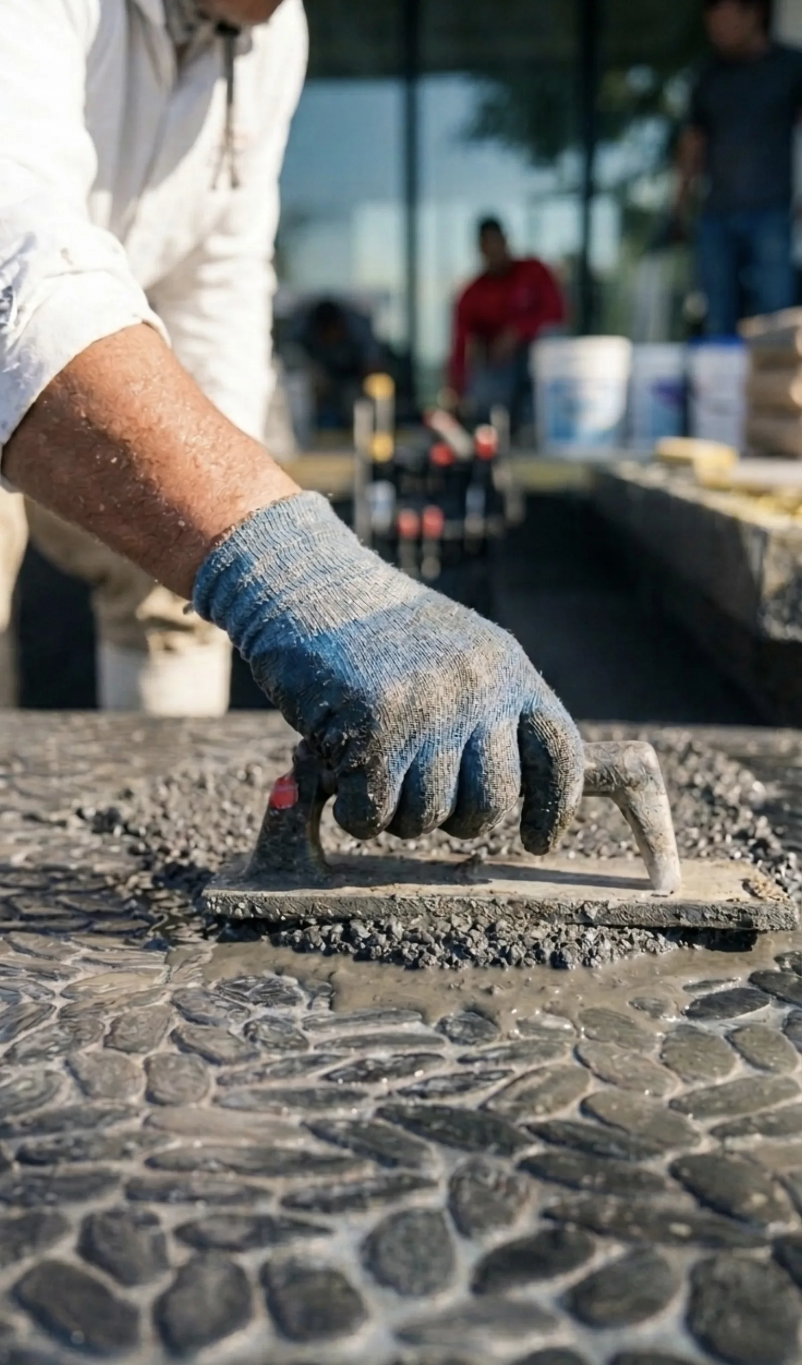 Pool remodeling — glass mosaic tile and Diamond Brite detail | FDS Pools